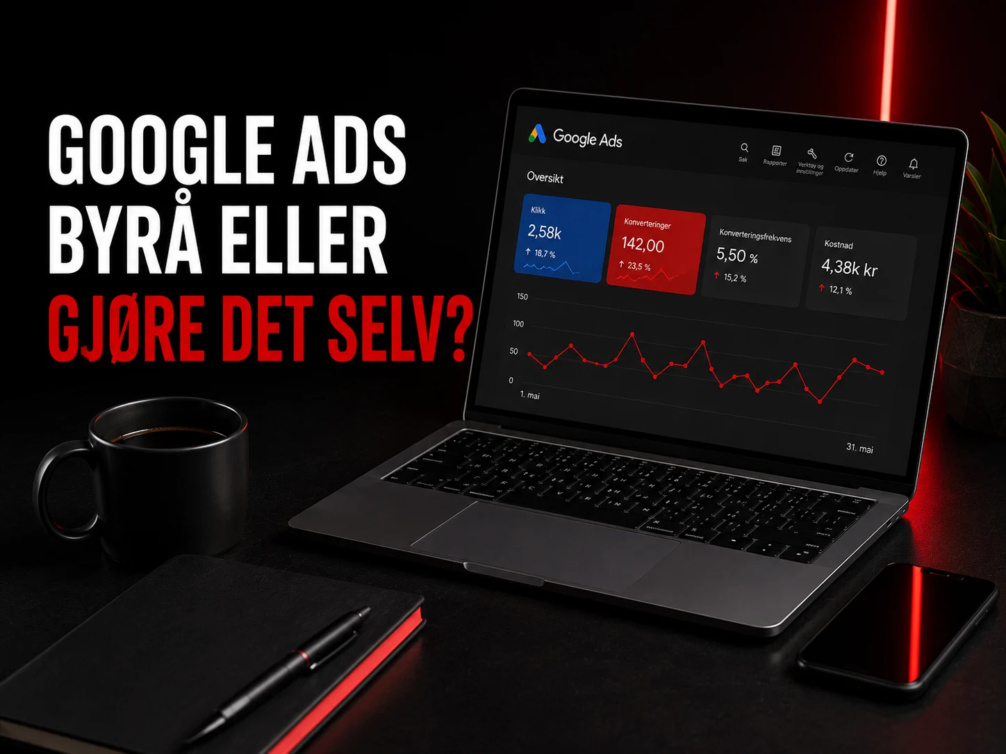 Google Ads byrå eller gjøre det selv