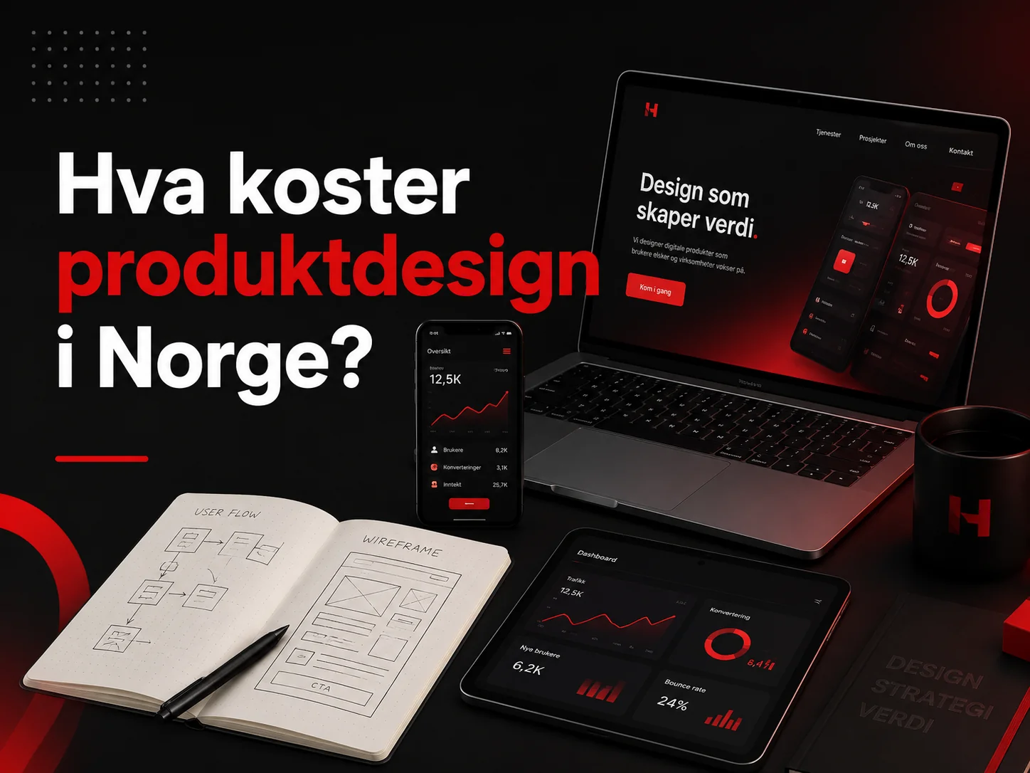 Hva koster produktdesign i Norge?