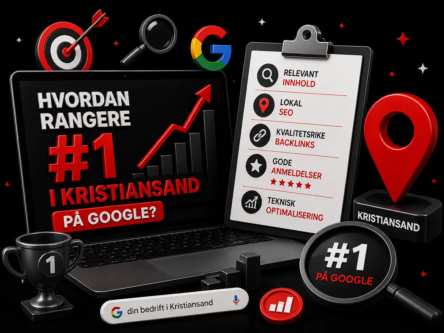 Hvordan rangere #1 i Kristiansand på Google?