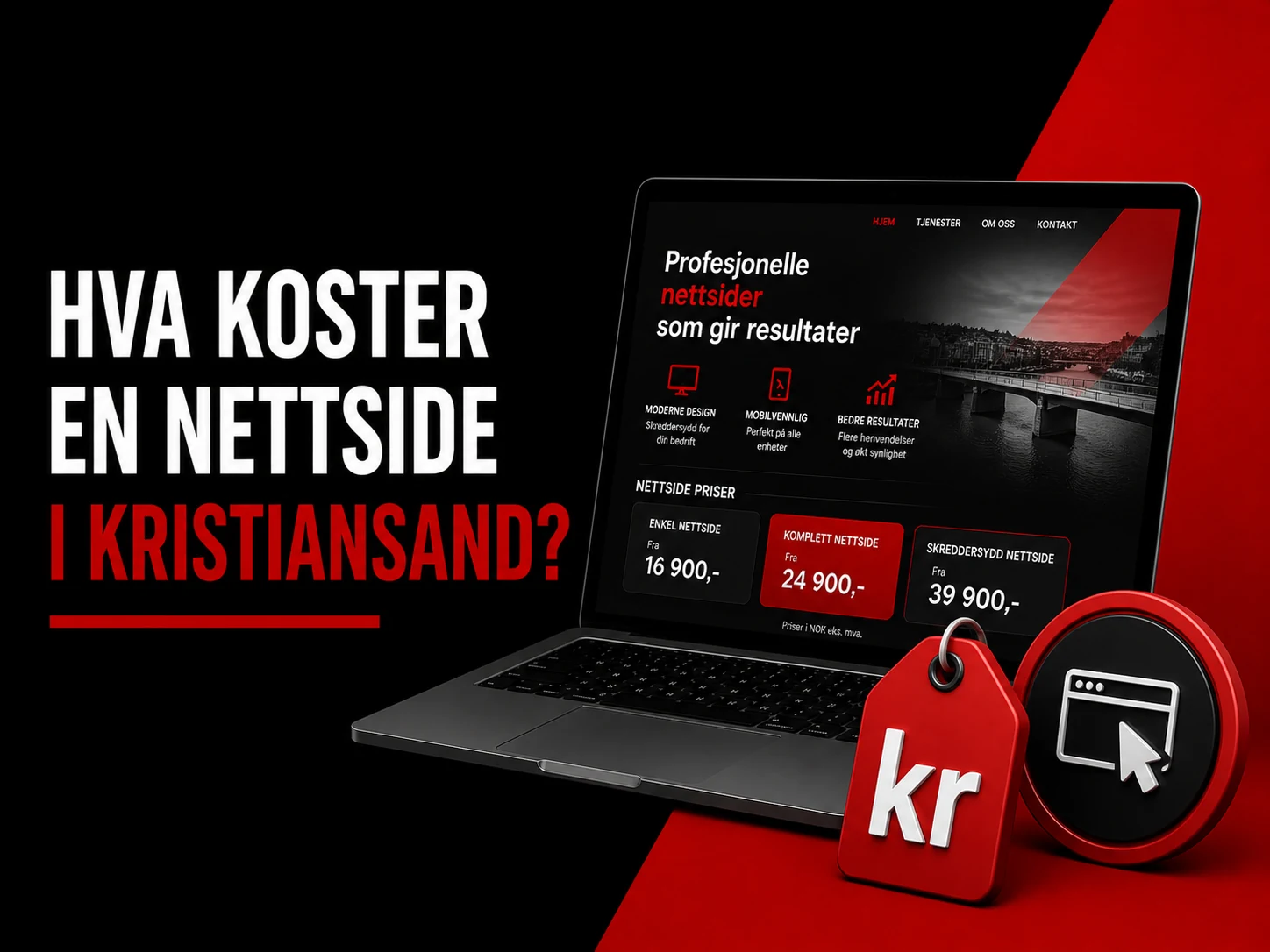 Hva koster en nettside i Kristiansand